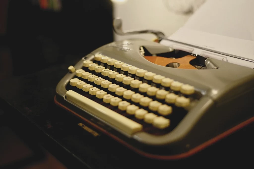 Is Self Publishing Worth It with a typewriter machine