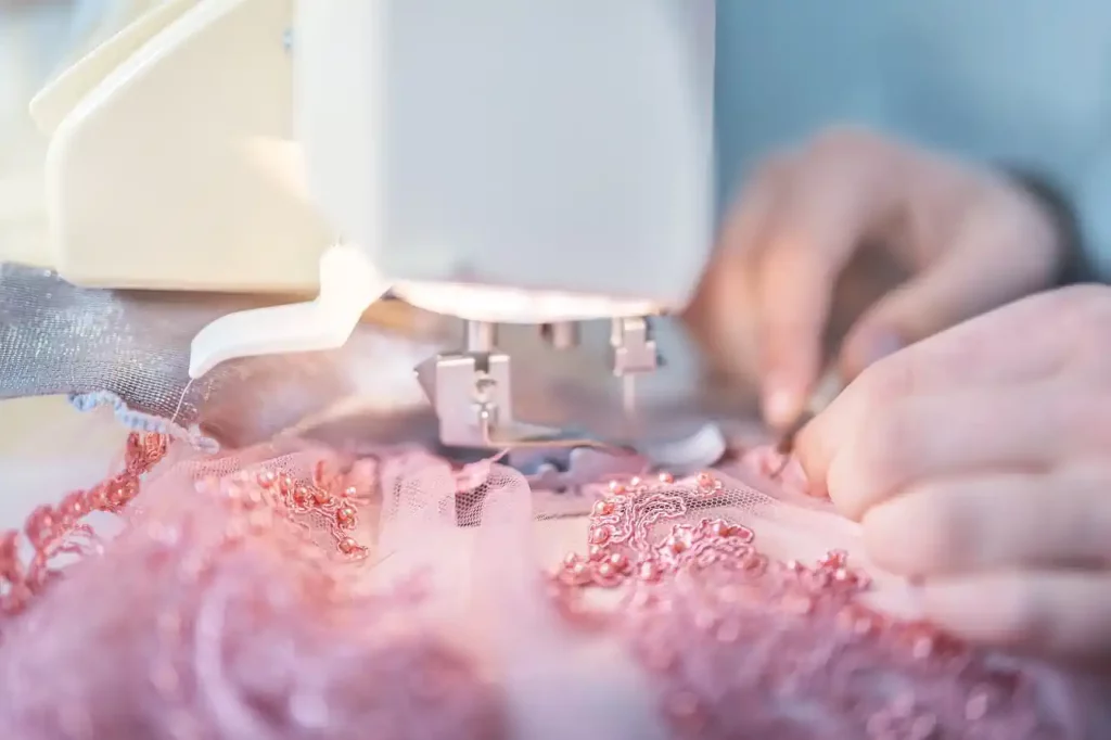 amazing fabric being made into clothes