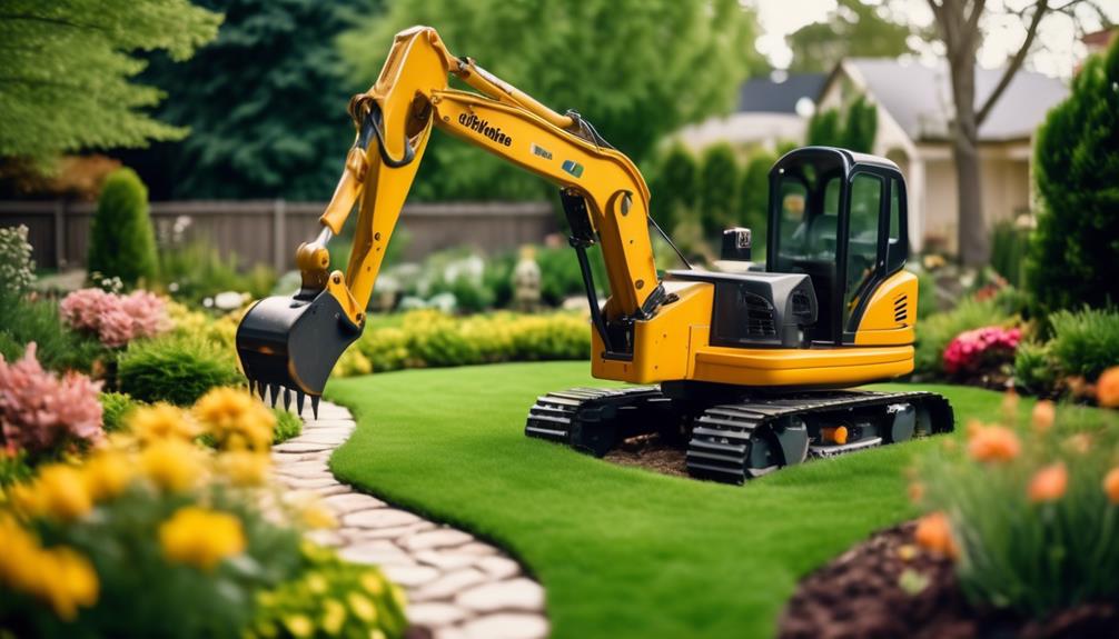 how to make money with a mini excavator